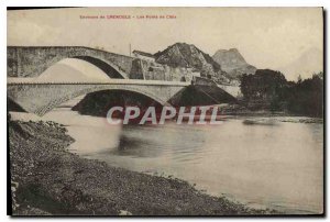 Old Postcard About Grenoble The Bridges at Claix