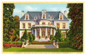 Postcard HOUSE SCENE Newport Rhode Island RI AQ7917