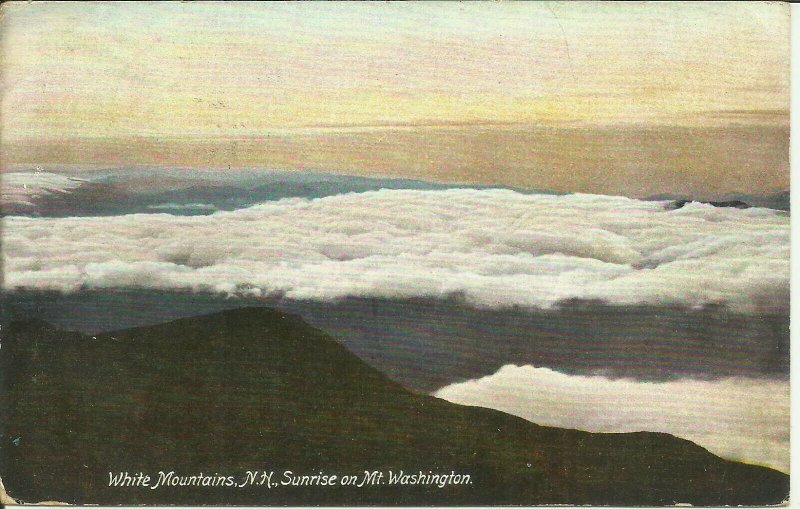 White Mountains, N.H., Sunrise on Mt. Washington