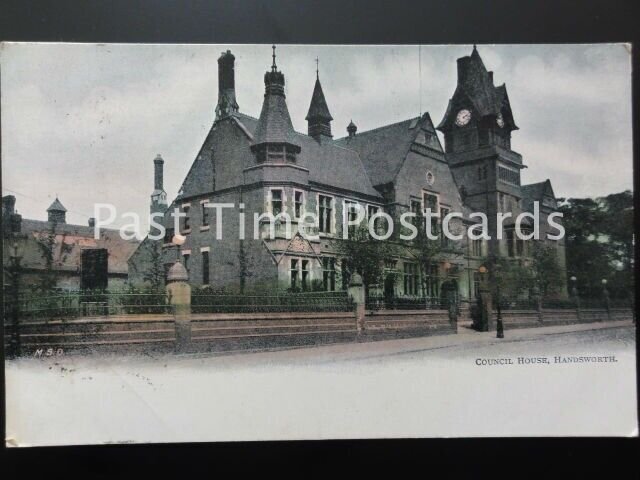 Birmingham HANDSWORTH Council House c1905 Mc Caw, Stevenson & Orr - Marcus Ward