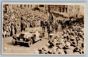 The Little Col. Post Anderson Indiana Louisville Kentucky KY RPPC Photo Postcard