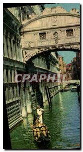 Postcard Old Bridge of Sighs Venezia