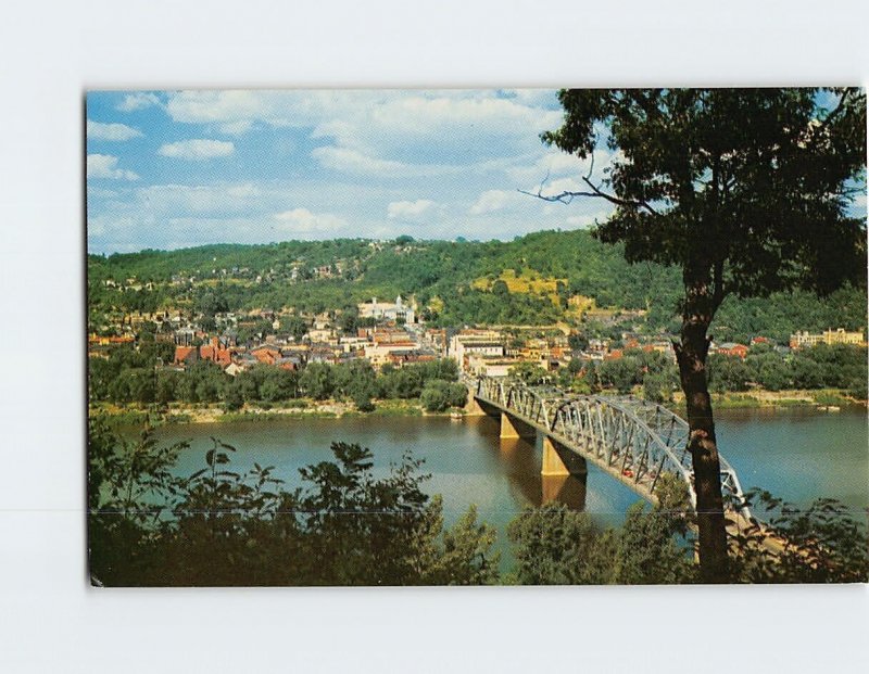 Postcard Along the Allegheny River Kittanning Pennsylvania USA