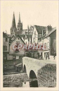 Postcard Old Chartres (Eure et Loir) Le Pont Boujou