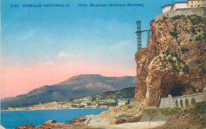 Lot of 15 postcards Italian-French border officer & scenic Grimaldi-Ventimiglia 