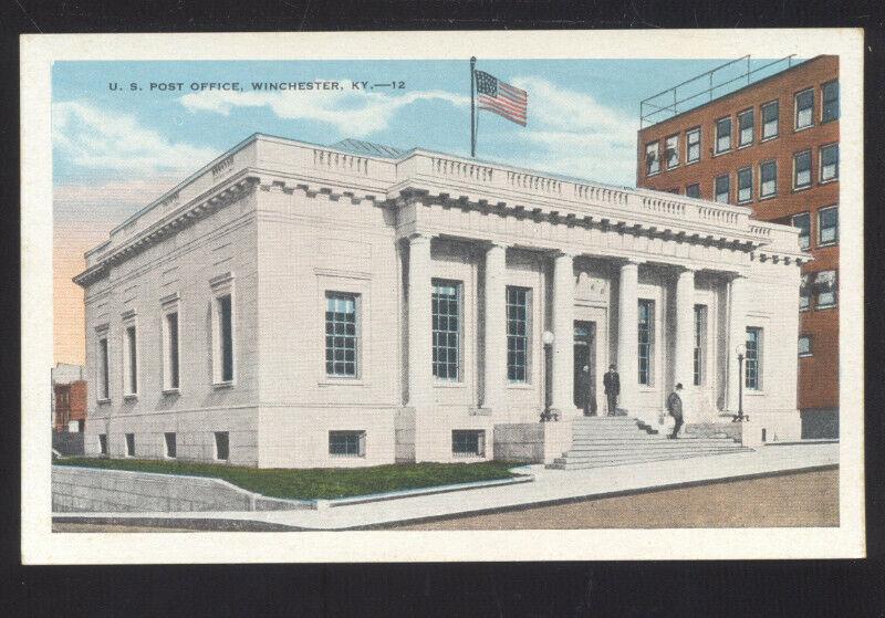 WINCHESTER KENTUCKY UNITED STATES POST OFFICE VINTAGE POSTCARD KY.