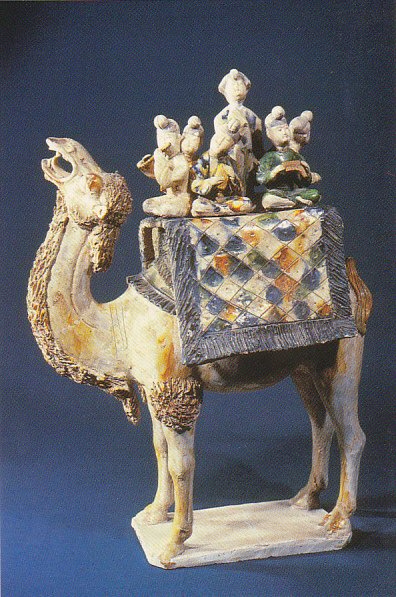 Chinese Relics Camel With Glazed Pottery Tang Dynasty Splendid China Kissimme...