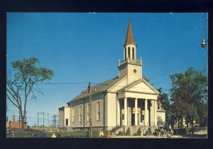 Woonsocket, Rhode Island/RI Postcard, St James Church, 1960's?