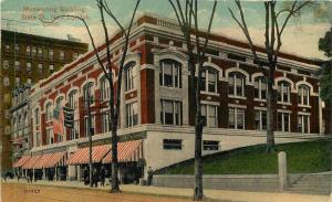 C-1910 Manwaring Building NEW LONDON CONNECTICUT Valentine Souvenir 3978