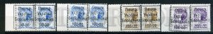 266737 USSR UKRAINE Borodianka local overprint two stamps set