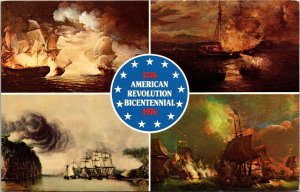 1776 American Revolution Bicentennial Multiview Postcard UNP VTG Uused Vintage 