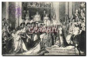 Old Postcard Cermonie the Rite of the Napoleon