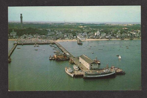 MA MacMillan Wharf PROVINCETOWN CAPE COD MASS Postcard