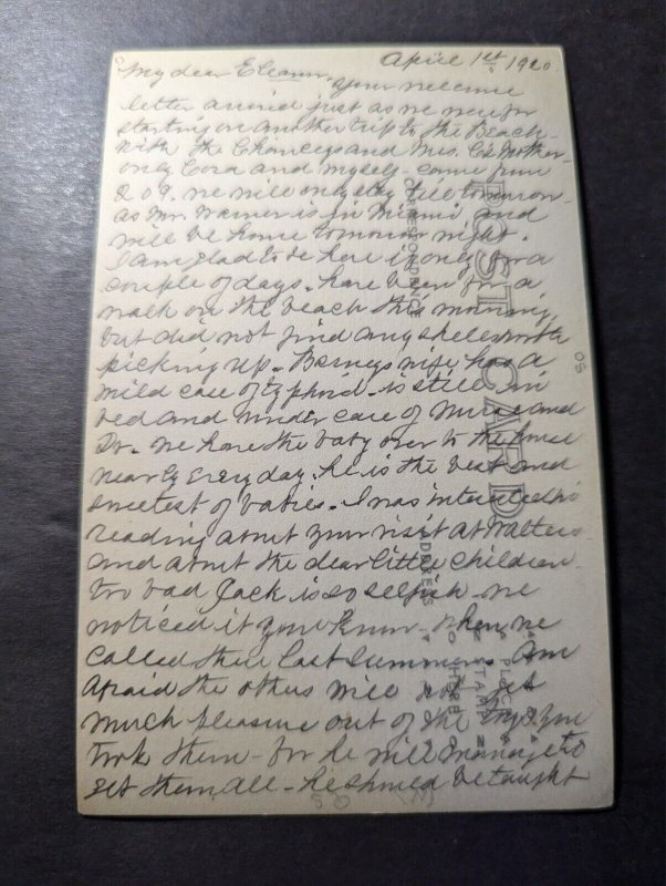 Mint 1920 USA PPC Postcard Haven Beach FL Florida House View