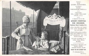 London England Queens Hospital Darenth Cot for Children Vintage Postcard AA10623