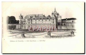 Old Postcard Chateau de Chantilly Cote Sud Ouest