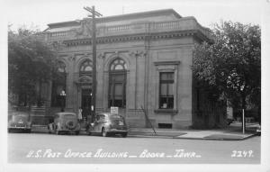 Boone Iowa Post Office Real Photo Antique Postcard K92352