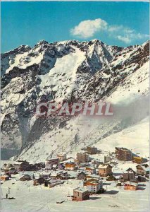 Postcard Modern 2 Alpes (Alt 1650m) view Generale and Grand Rochail (3050m)