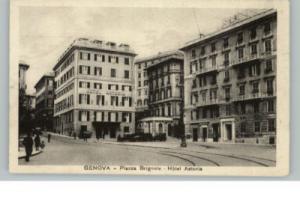 Genova Italy Hotel Astoria c1910 Postcard