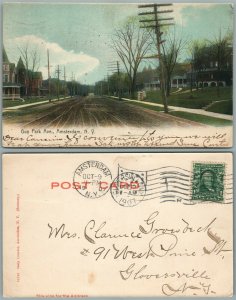 AMSTERDAM N.Y. GUY PARK AVENUE 1907 UNDIVIDED ANTIQUE POSTCARD