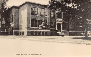 Whittier School Real Photo - Dunellen, New Jersey NJ