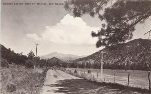 1930s Conoco Touraide Postcard; Ruidoso Canyon, West of Roswell NM Unposted