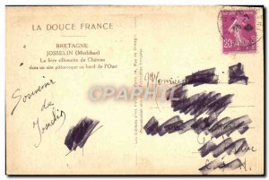Old Postcard Josselin Chateau