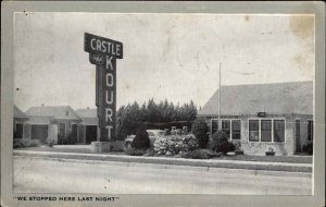 Joplin MO Castle Kourts Roadside Motel AAA Vintage Postcard