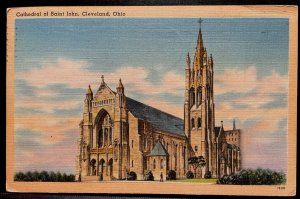 Vintage Postcard 1930-1945 Cathedral of Saint John, Cleveland, Ohio (OH)