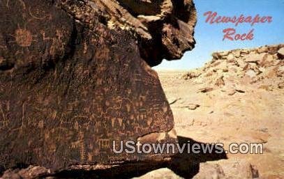 Newspaper Rock - Petrified Forest, Arizona AZ