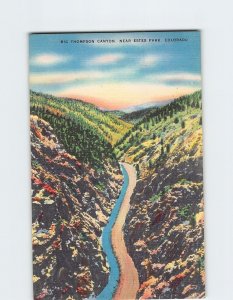 Postcard Big Thompson Canyon, Colorado