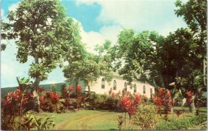 Postcard Hawaii Kona Honaunau - St. Benedict's Catholic Church