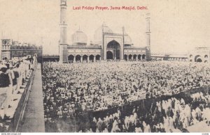 DELHI, India, 1900-10s; Last Friday Prayer, Juma Masjid