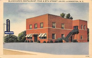 Blanchard's Restaurant Lumberton, North Carolina NC