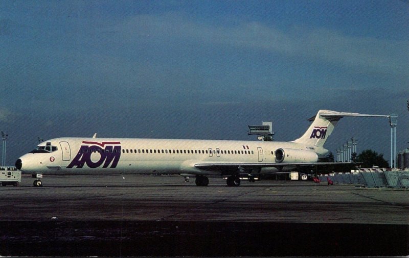 AOM French Airlines McDonnell Douglas MD-83 At Orly Airport Paris