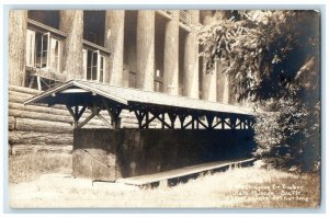 c1920's Washington Fir Timber State Museum Seattle WA RPPC Photo Postcard