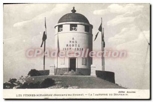 Old Postcard Les Pennes Mirabeau Bouches du Rhone The Memorial Lantern