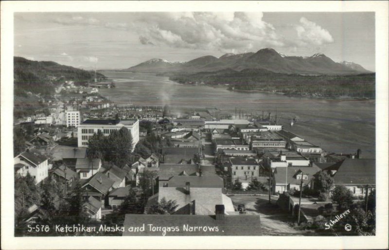 Ketchikan AK - Schallerer Real Photo Postcard S-578