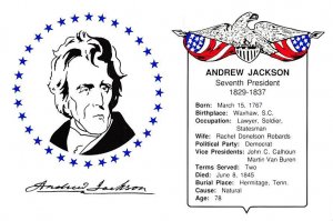 Andrew Jackson Seventh president 1829  1837 Andrew Jackson Seventh president ...