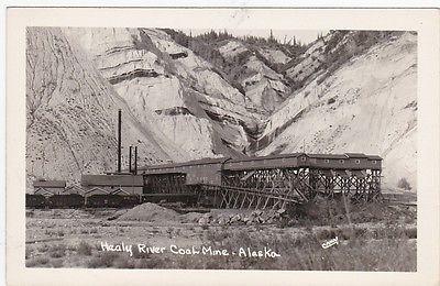 AK  Alaska -- HEALY RIVER COAL MINE, RPPC postcard