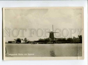 3032926 WINDMILL in SPAARNE Vintage photo PC