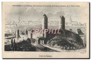 Old Postcard Fougeres Bachelot The castle of Pylaie