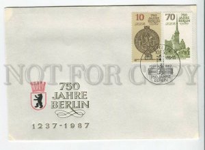 445756 EAST GERMANY GDR 1986 year FDC 750 years of Berlin