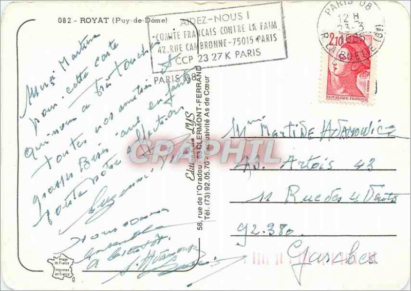 Modern Postcard Royat (Puy de Dome)