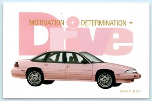 MARY KAY Cosmetics Advertising PINK CAR Pontiac Grand Prix? 4x6 Postcards 1996