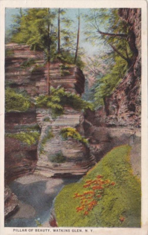 Pillar Of Beauty Watkins Glen New York Curteich