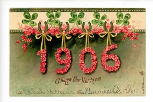 Greeting - New Year  1906