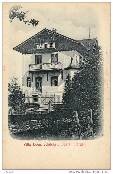 Oberammergau , Baviria , Germany , 00-10s ; Villa Dom. Schilcher