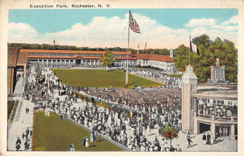 Rochester New York Exposition Beach Crowd Vintage Postcard JF686904