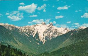 Canada The Lions In North Shore Mountains Vancouver British Columbia